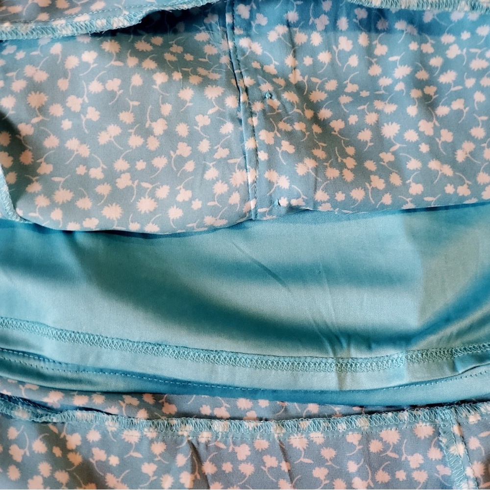 Sienna Sky Light Blue Floral Mini Dress - Picture 8 of 13
